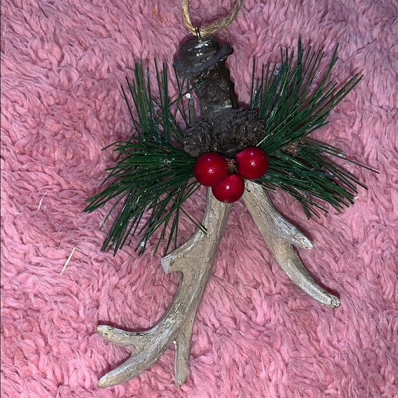 Set of (4) Deer 🦌 Antler Ornaments - Picture 2 of 3